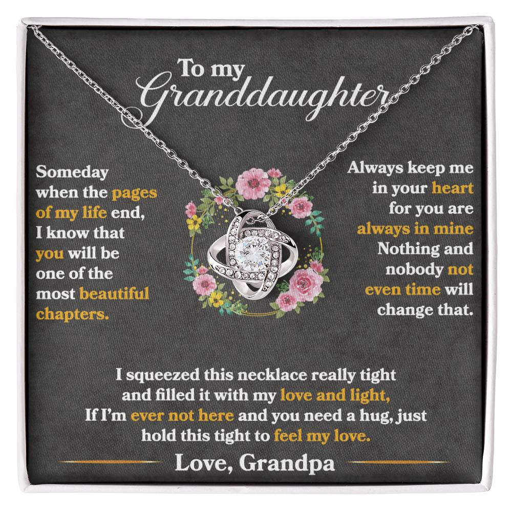 To My Granddaughter, Hold This Tight To Feel My Love-Buy Finer Things