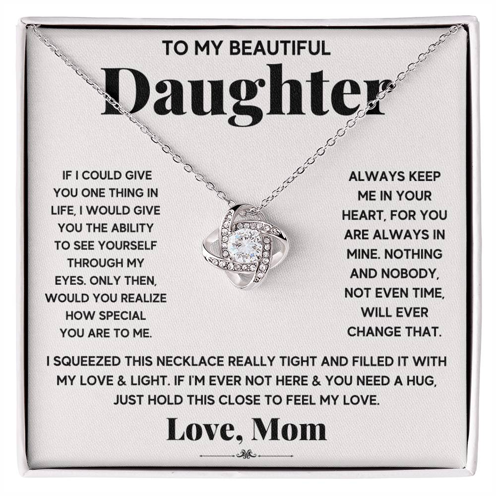 To My Beautiful Daughter, Just Hold This To Feel My Love-Buy Finer Things