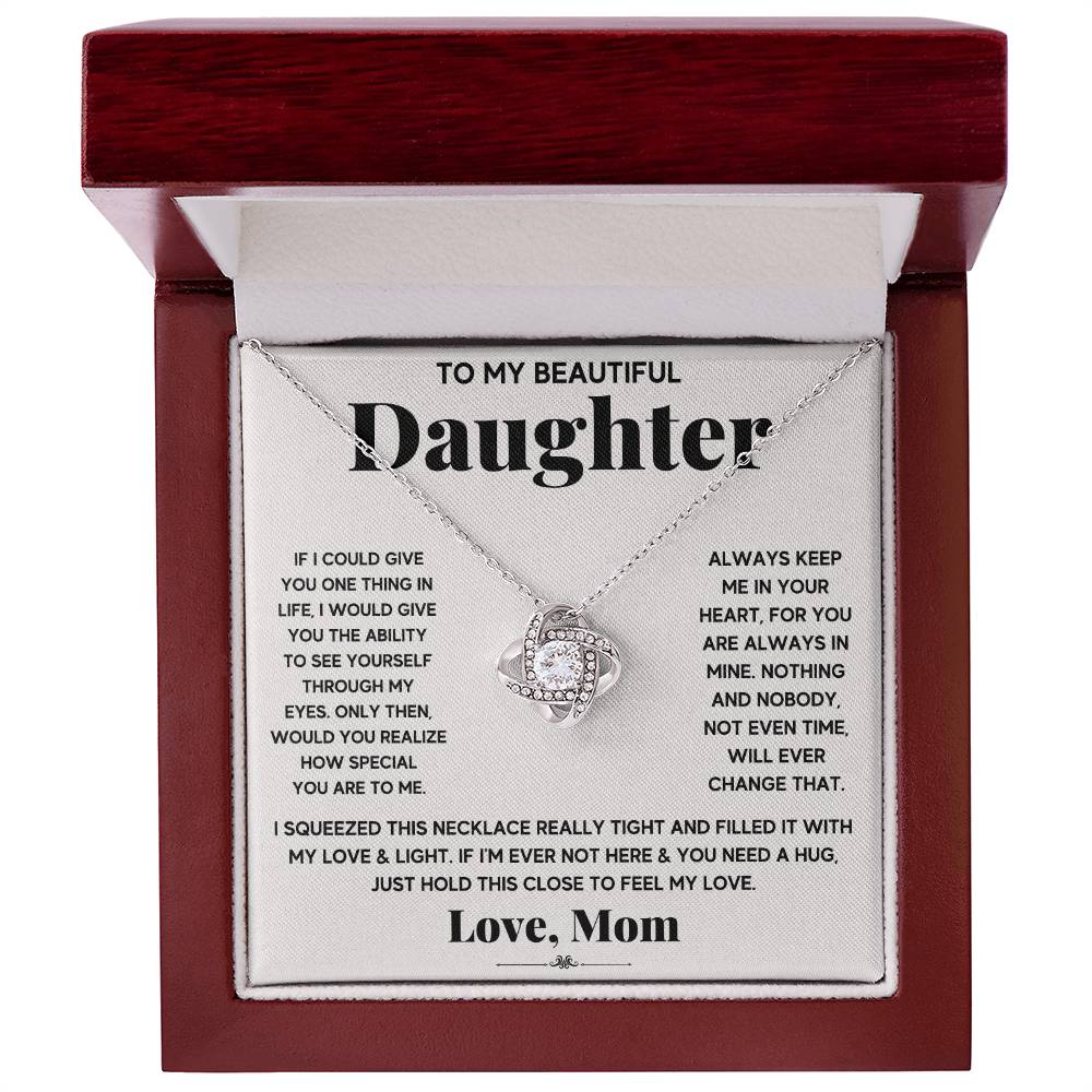 To My Beautiful Daughter, Just Hold This To Feel My Love-Buy Finer Things