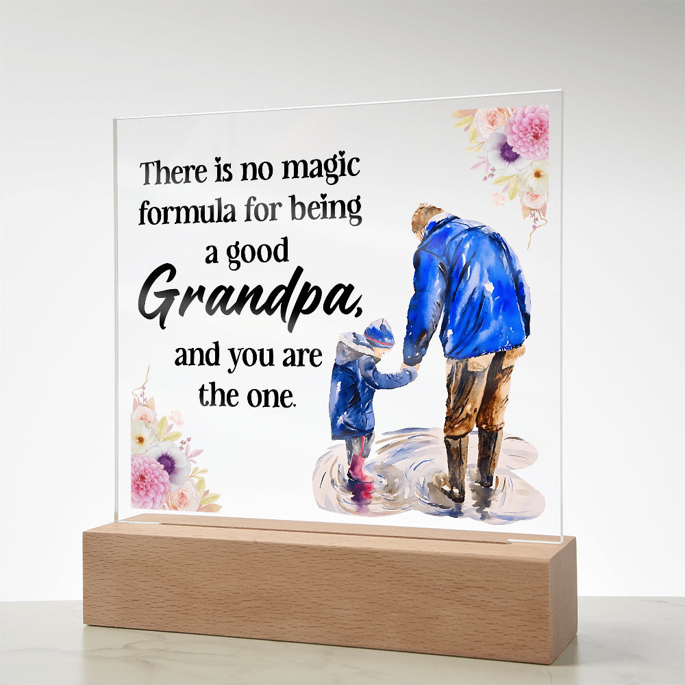 Acrylic Square Design_Grandpa-Buy Finer Things