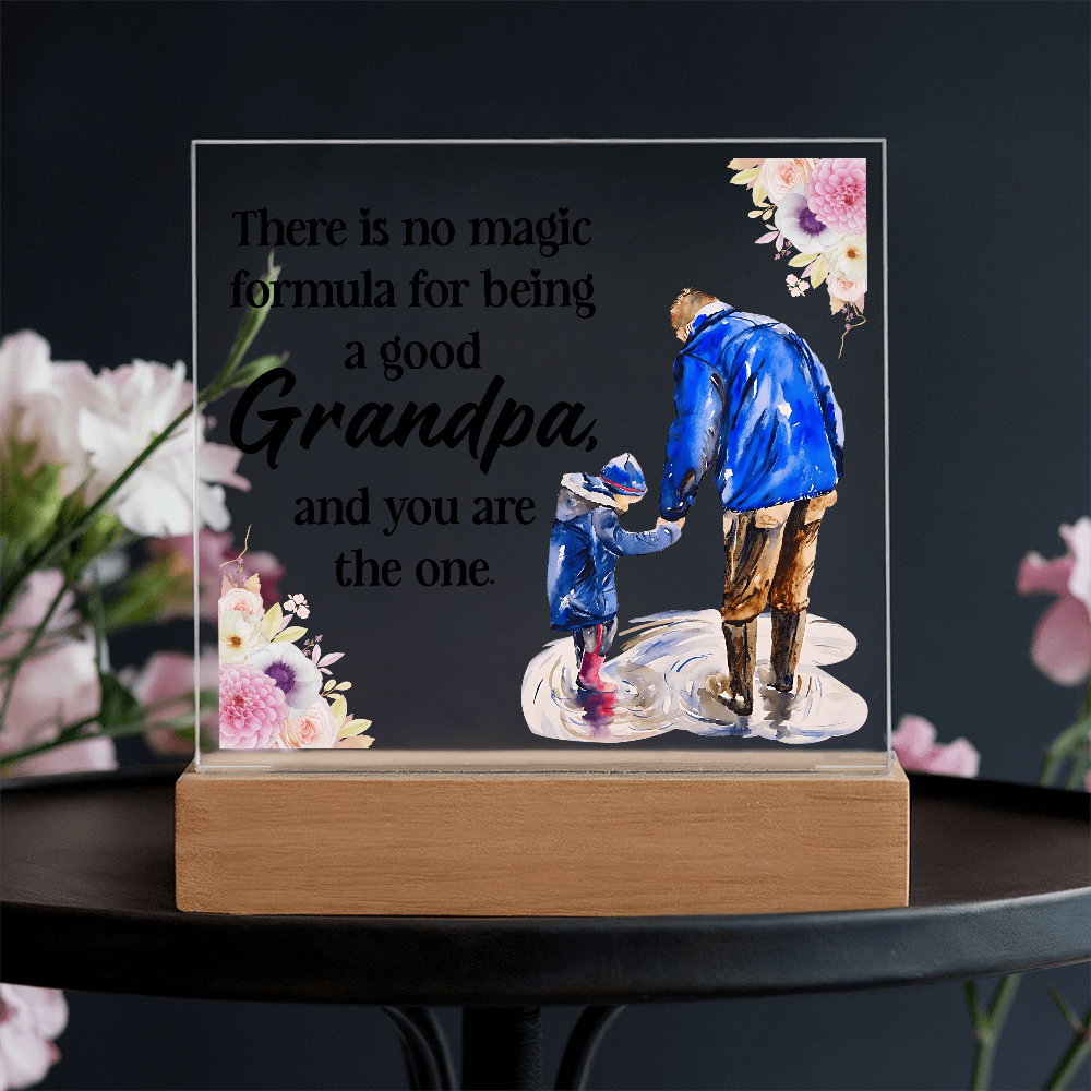 Acrylic Square Design_Grandpa-Buy Finer Things