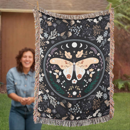 Bohemian Butterfly - Woven Blanket-Buy Finer Things