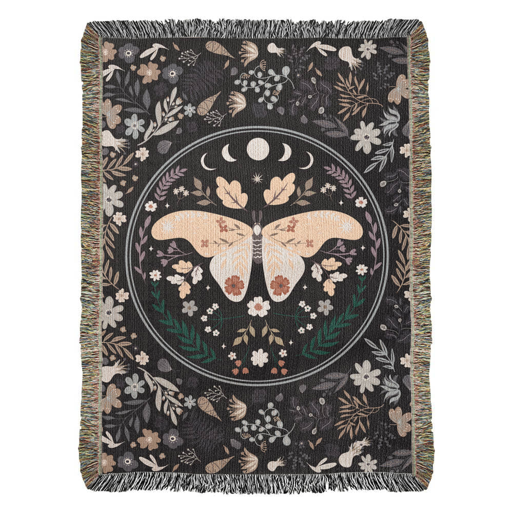 Bohemian Butterfly - Woven Blanket-Buy Finer Things