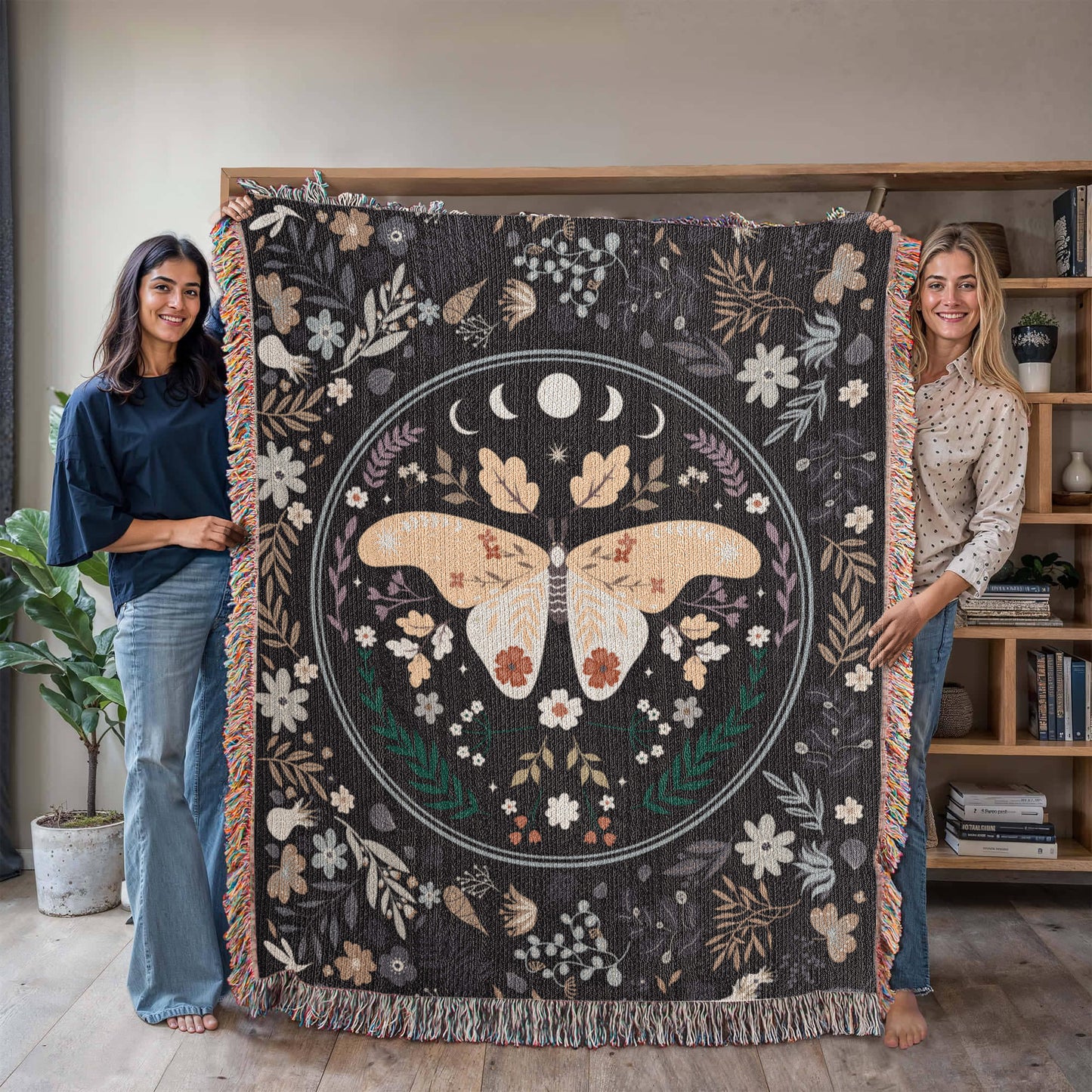 Bohemian Butterfly - Woven Blanket-Buy Finer Things