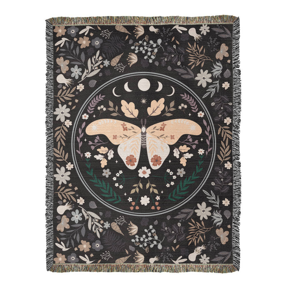 Bohemian Butterfly - Woven Blanket-Buy Finer Things